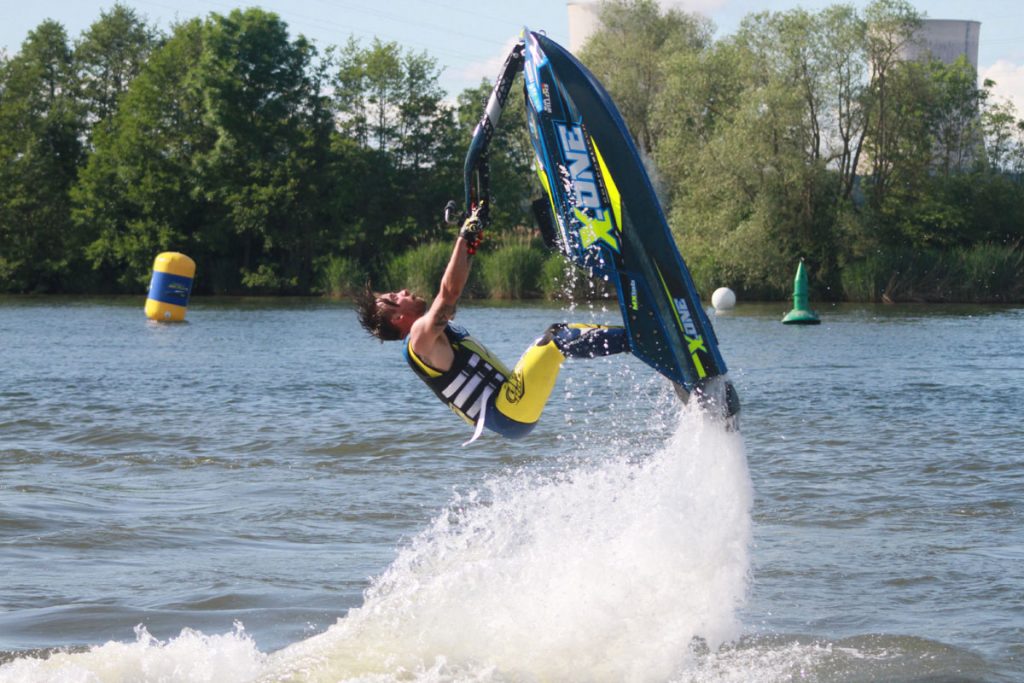 Photographie sportive P1 Jet Cross World tour championnat du monde de jet-ski à bras Jet-ski accrobatique Nautic’Ham