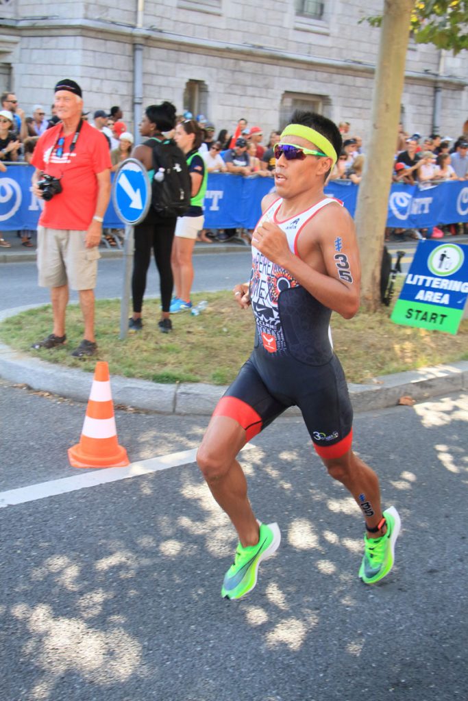 Photographie sportive triathlon course à pied Mexique World Triathlon Series WTS Final Lausanne Suisse