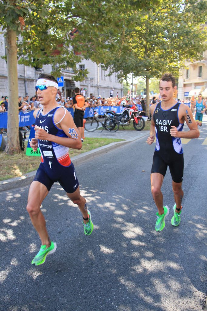 Photographie sportive triathlon course à pied Luis Sagiv World Triathlon Series WTS Final Lausanne Suisse