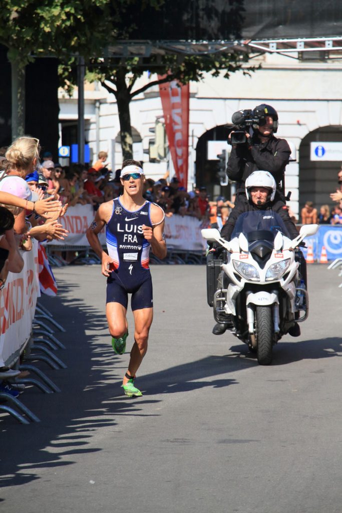 Photographie sportive triathlon course à pied Luis World Triathlon Series WTS Final Lausanne Suisse