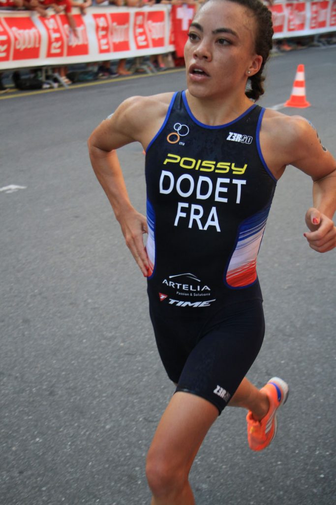 Photographie sportive triathlon course à pied Dodet World Triathlon Series WTS Final Lausanne Suisse