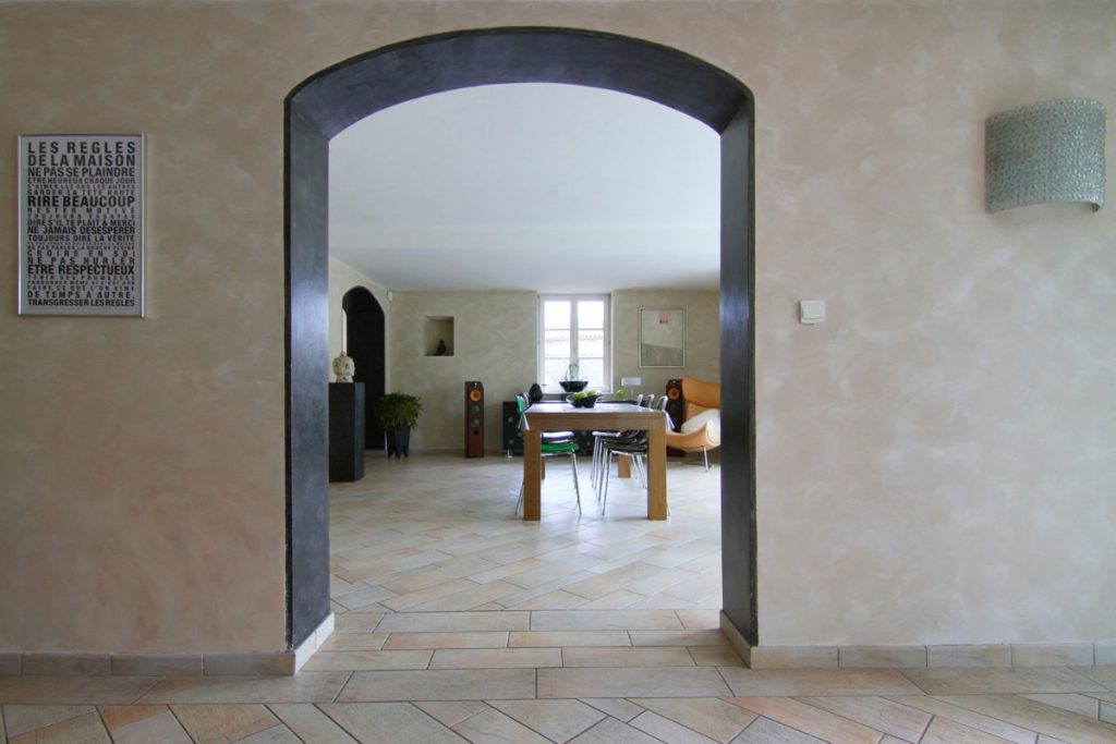 Photographie immobilière salon salle à manger maison Kuntzig