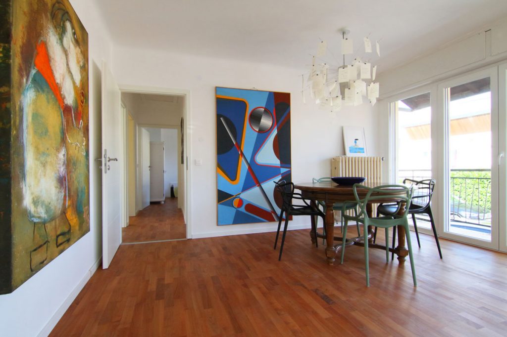 Photographie immobilière salon Art Déco appartement Thionville
