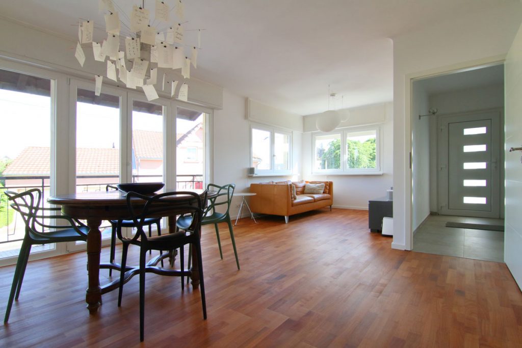 Photographie immobilière salon séjour appartement Thionville
